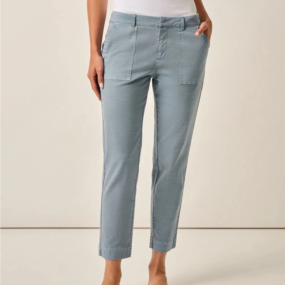 johnnie-O Surplus Cotton Blend Cargo Pant color skyway